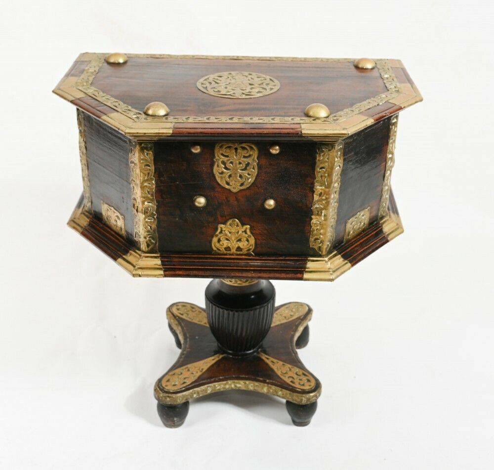 Indian Dowry Chest Cabinet Hindhu Antiques Brass