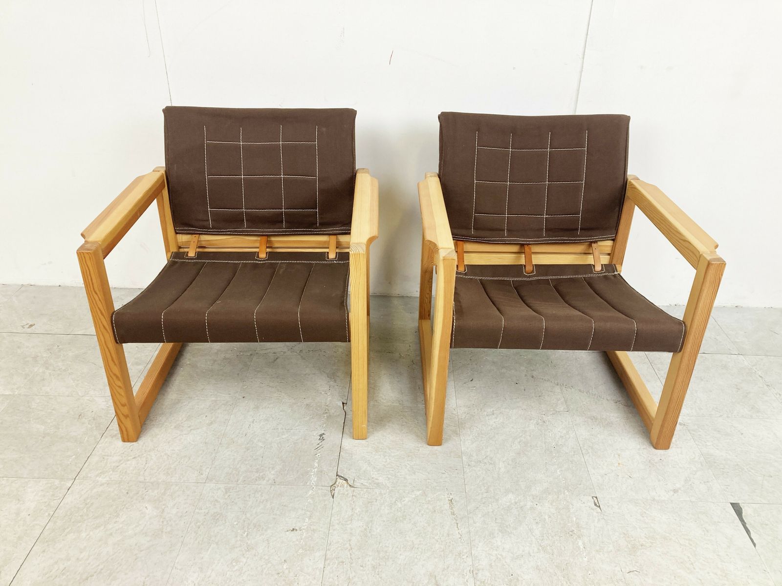 Pair Of Diana Armchairs Designed By Karin Mobring For Ikea, 1980s photo vinterior