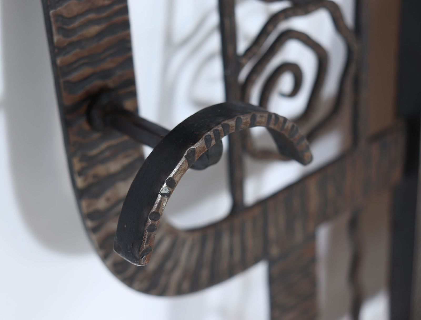 Wrought Iron Coat Rack By Paul Kiss photo Home Decor