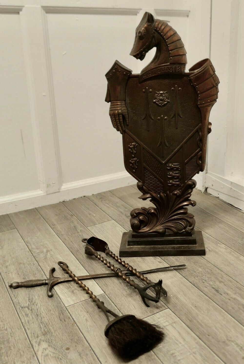 photo for sale Iron Knight And Horse Armoured Companion Set