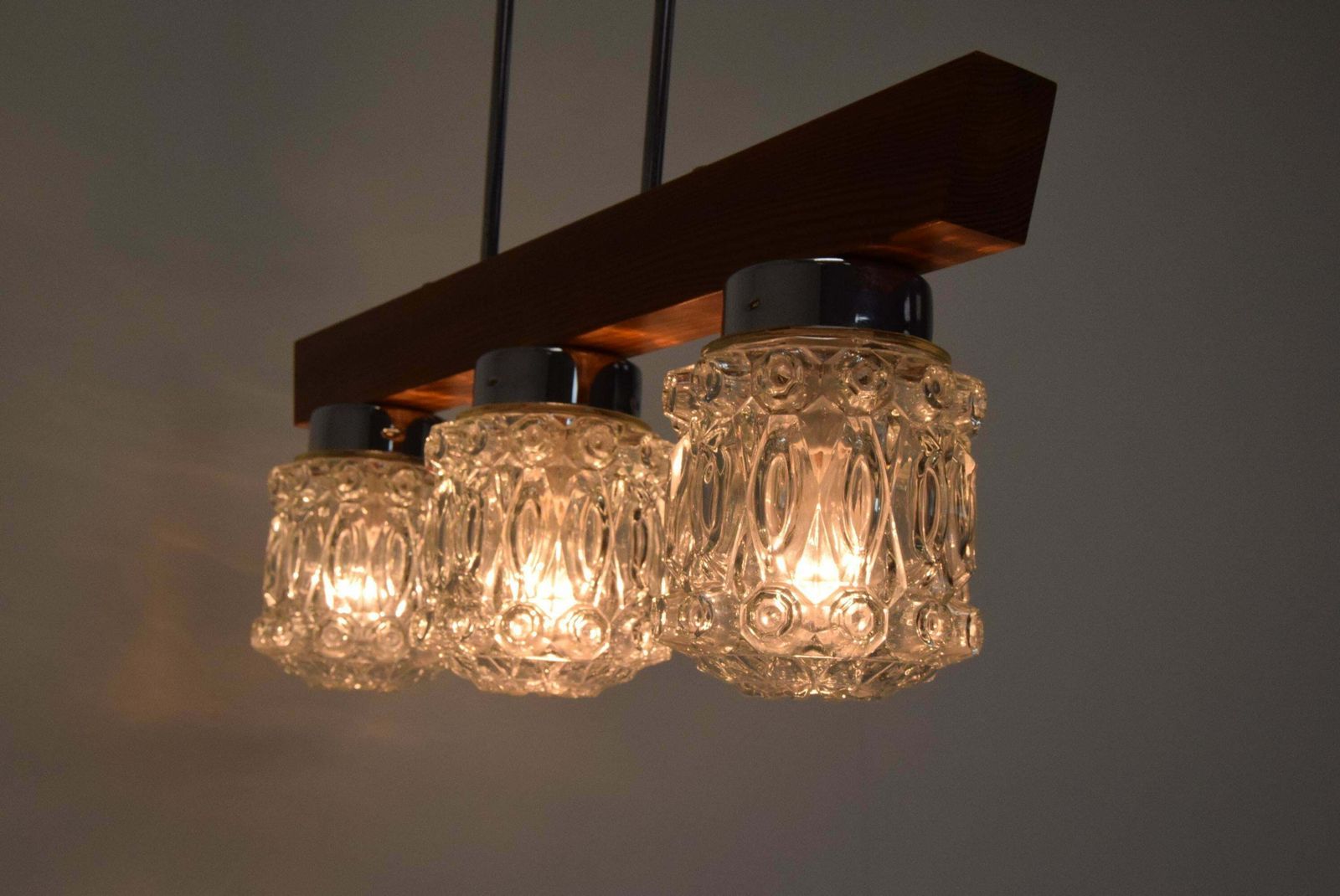 Mid Century Chandelier Jilove U Decina,1970's. photo vinterior