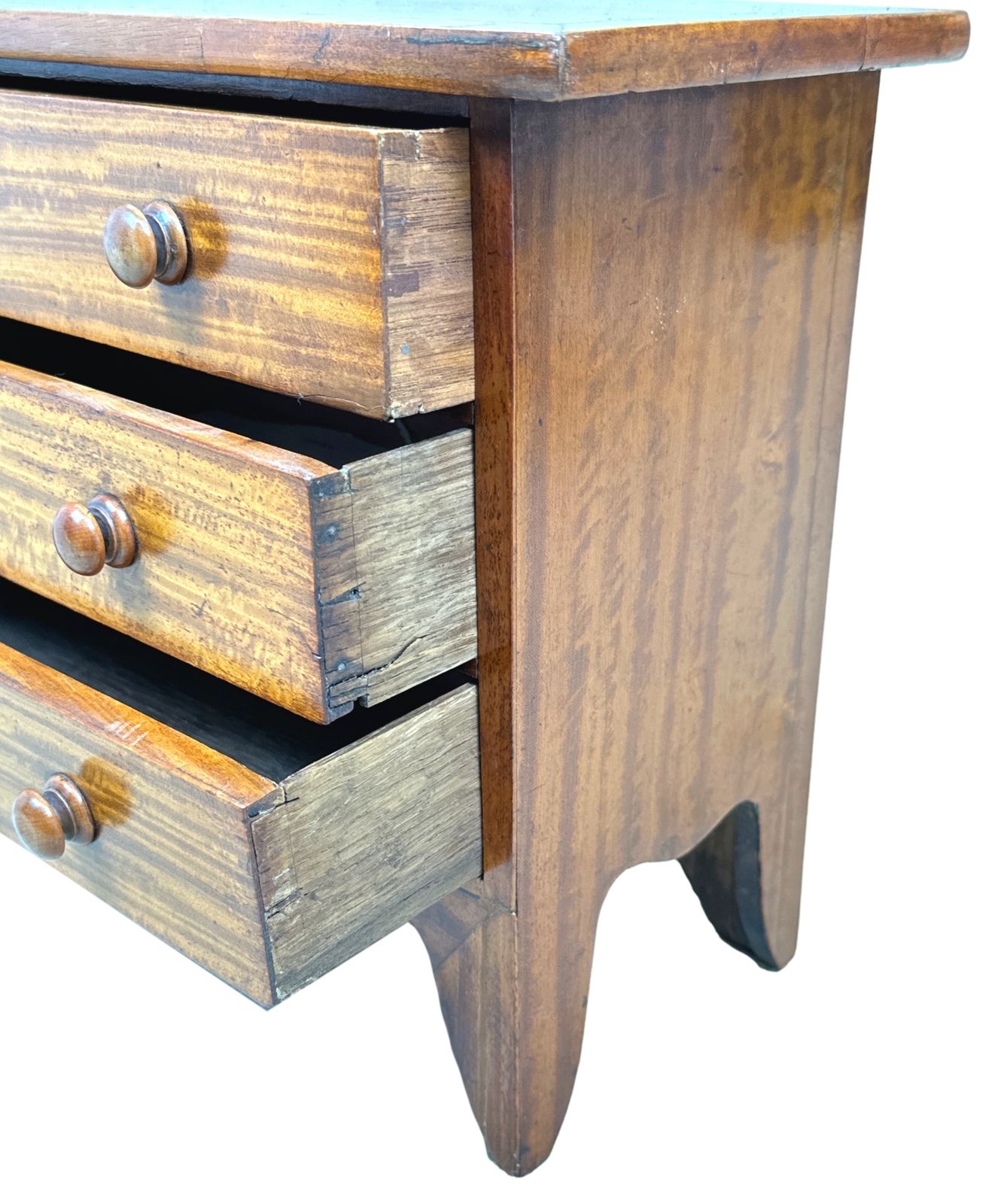 Regency Satinwood Miniature Chest (England, Circa 1830) photo Furniture