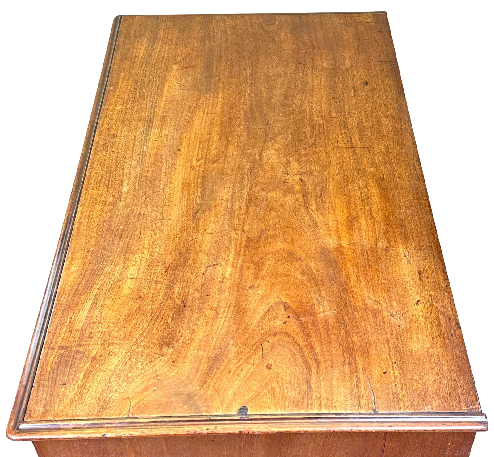 Georgian 18th Century Mahogany Kneehole Desk (England, Circa 1760) photo buy