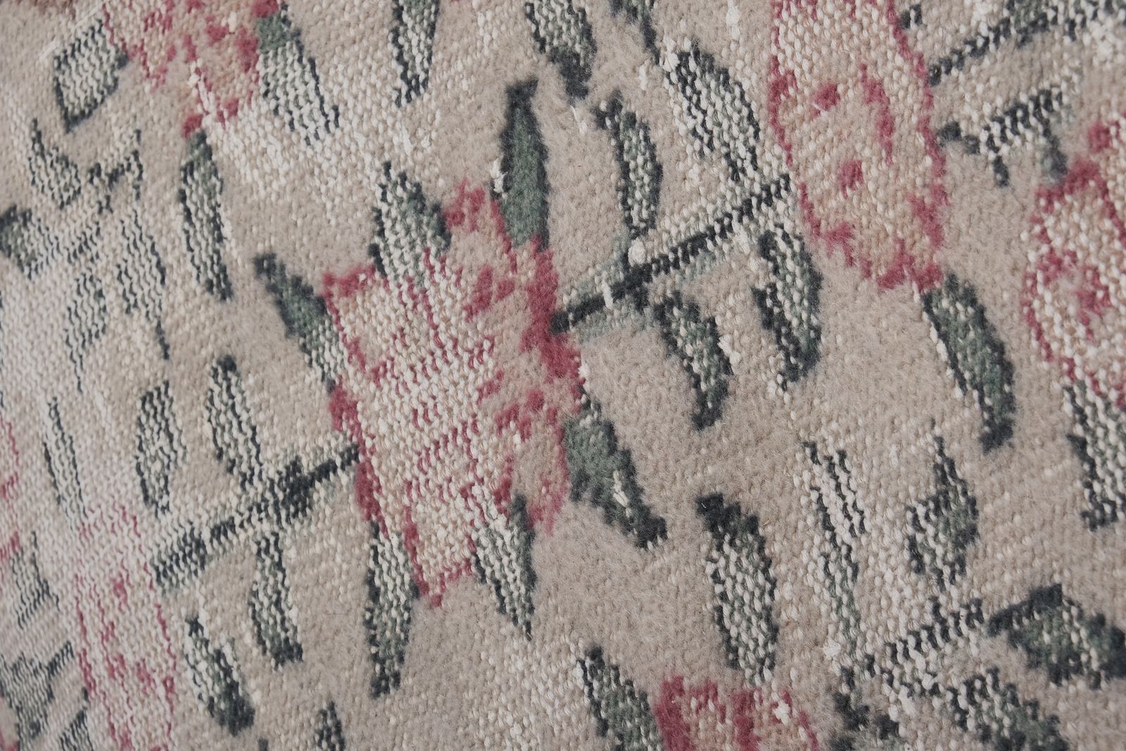 Vintage Distressed Turkish Oushak Rug 6'2'' X 9'6'' photo vinterior
