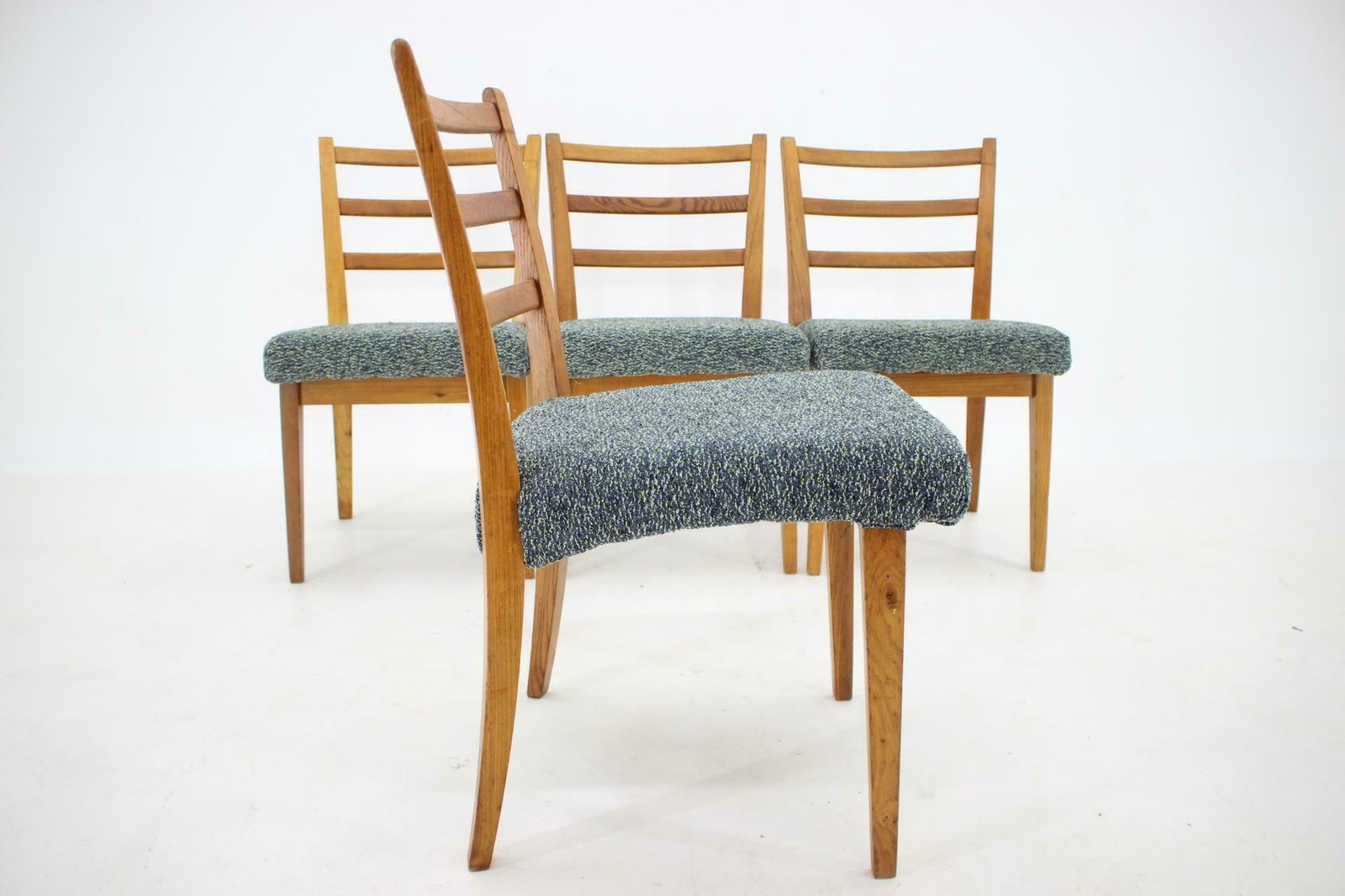 1960s Set Of 4 Oak Dining Chairs ,Czechoslovakia photo buy