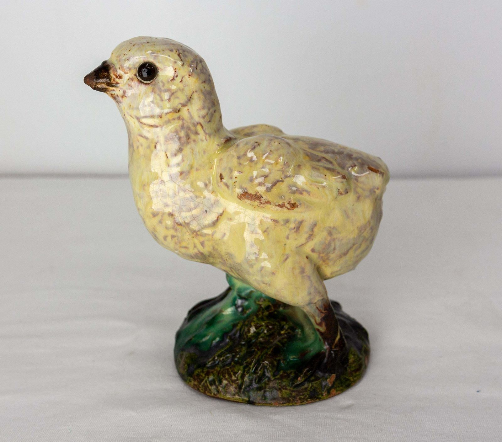 Chick Statuette Terracotta & Faience Signed J. Filmont, Circa 1900 C photo furniture