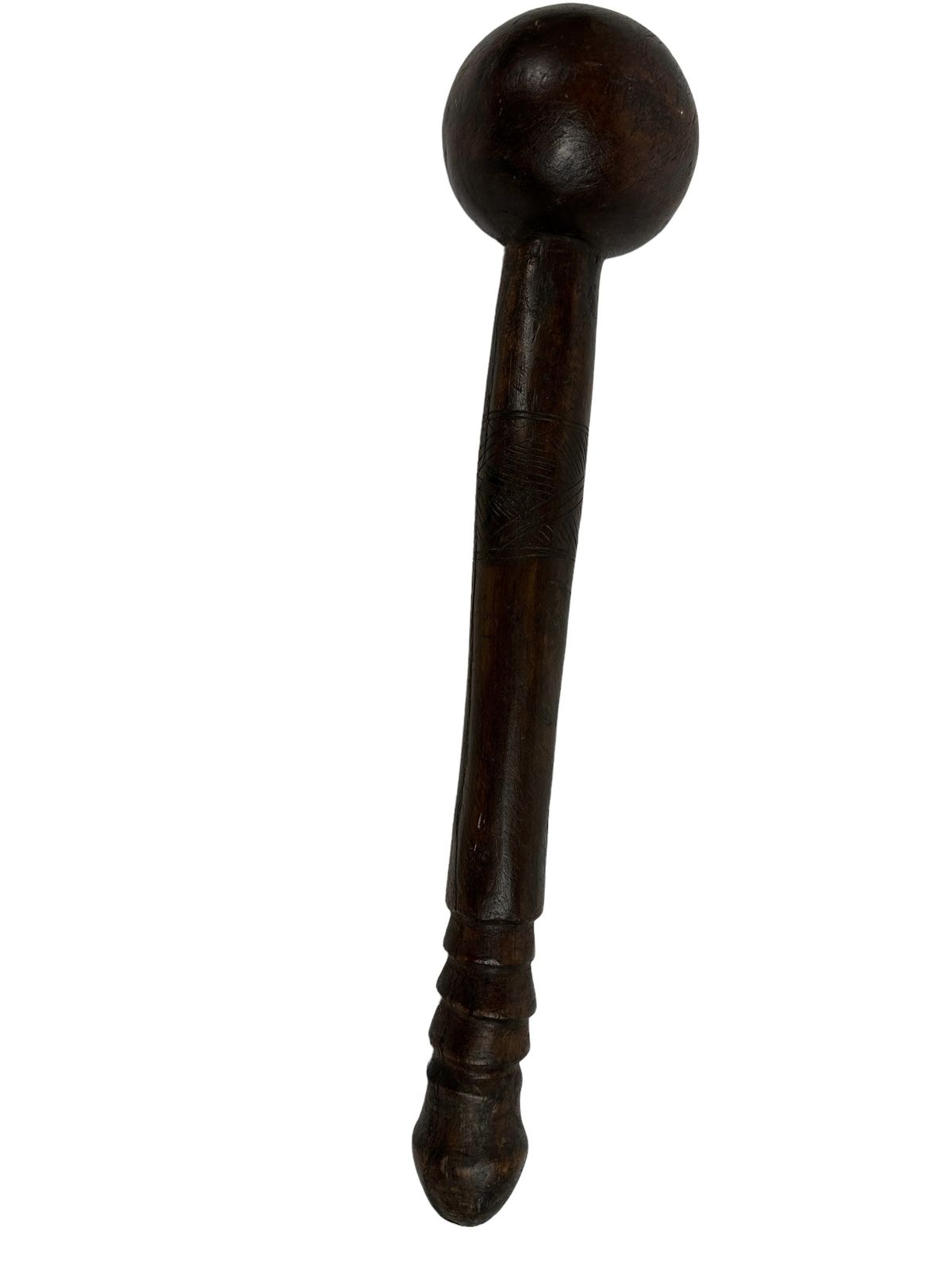 photo for sale Antique Throwing Club, 19th Century Ula, Knobkerrie