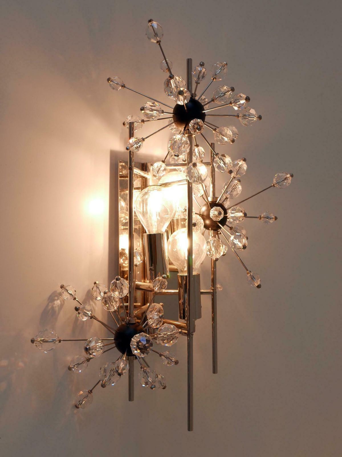 Set Of Two Metropolitan Opera Foyer Sconces By Hans Harald Rath For Lobmeyr photo vintage