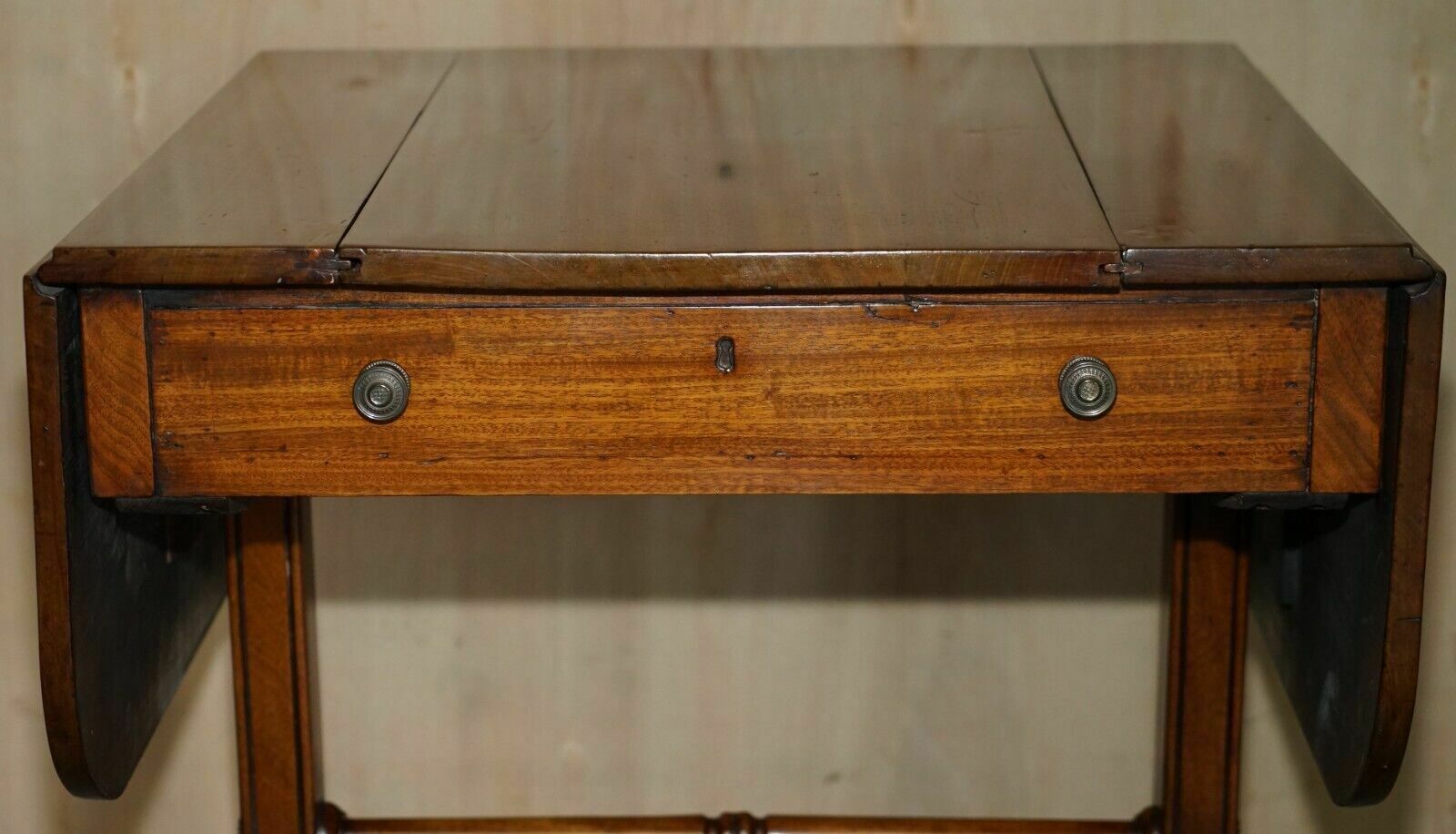 Fully Restored Extending Antique Regency Sofa Table Inc Chess Board & Backgammon photo Furniture
