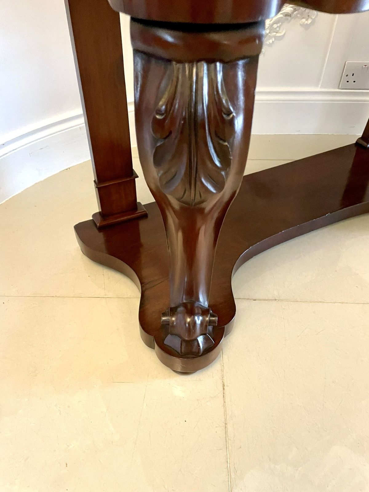 photo for sale Quality 19th Century Antique Carved Mahogany Dressing Table