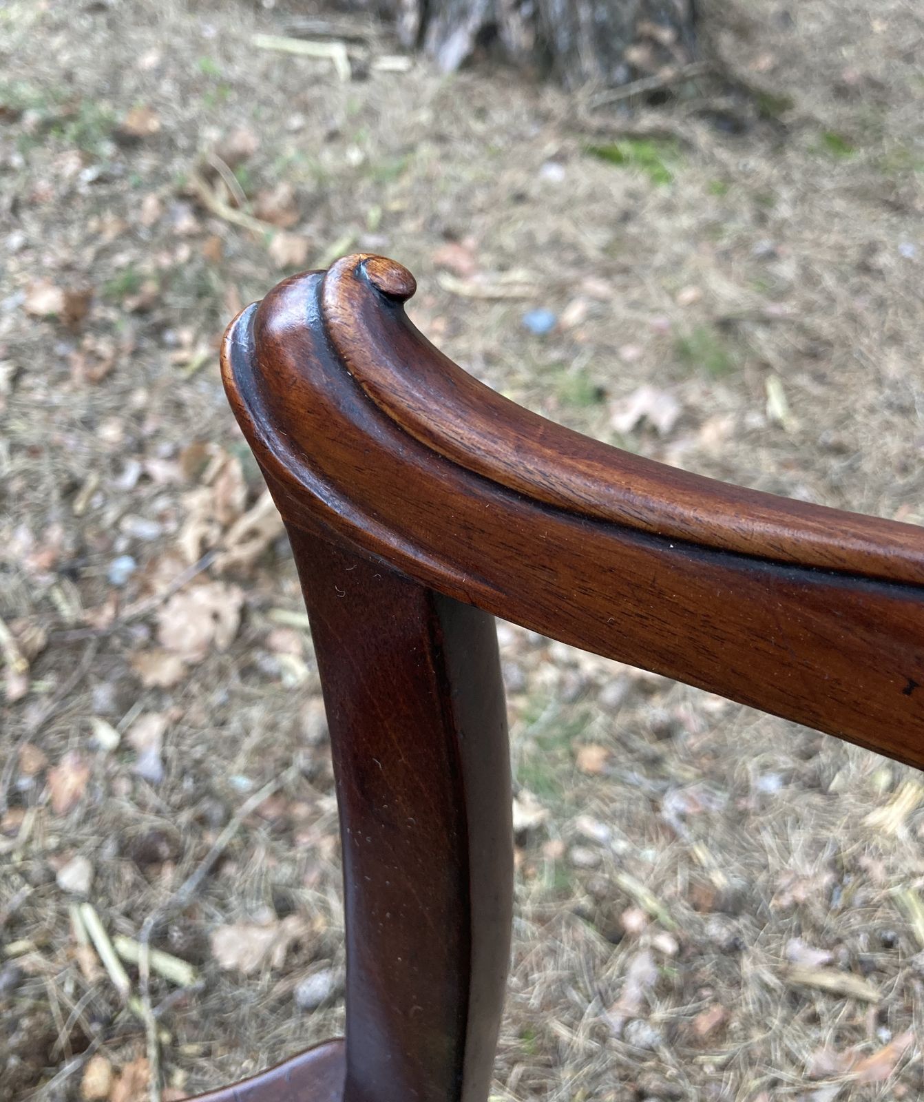 Pair Of Mahogany Open Armchairs / Carvers, Circa 1830 photo vinterior