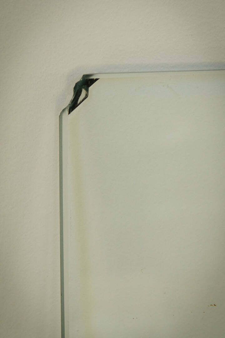 photo vintage Grote Modernistische Salontafel Van Glas En Perspex, Jaren 1970.