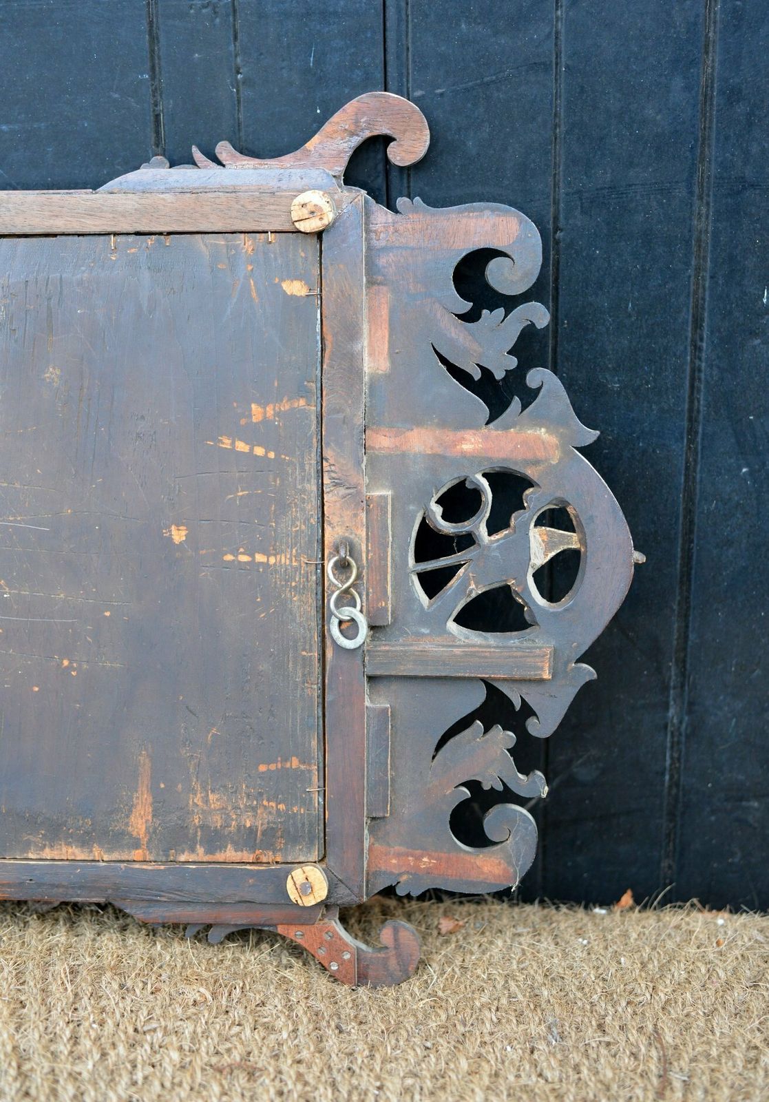 170.0 A 19th Century Swansea Mirror With Mercury Plate   C.1840 photo