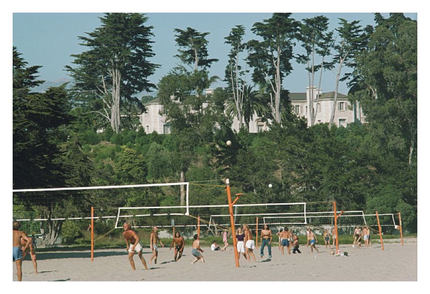 'Volleyball In Santa Barbara' Slim Aarons