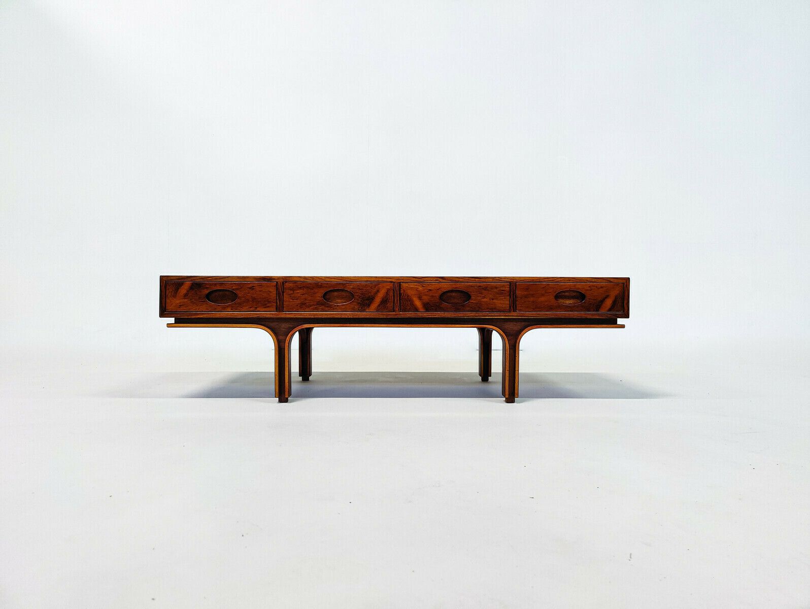 Italian Mid Century Coffee Table By Gianfranco Frattini For Bernini photo for sale