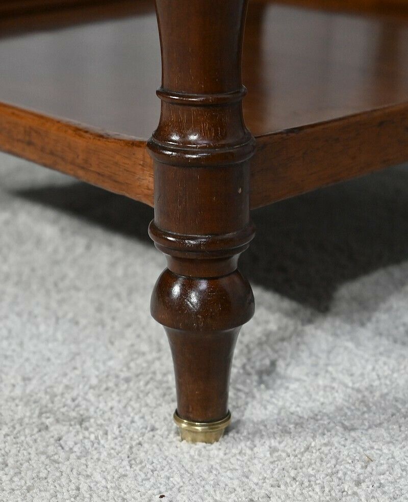 photo vinterior Small Serving Table In Cuban Mahogany, Restoration Period, Early 19th Century