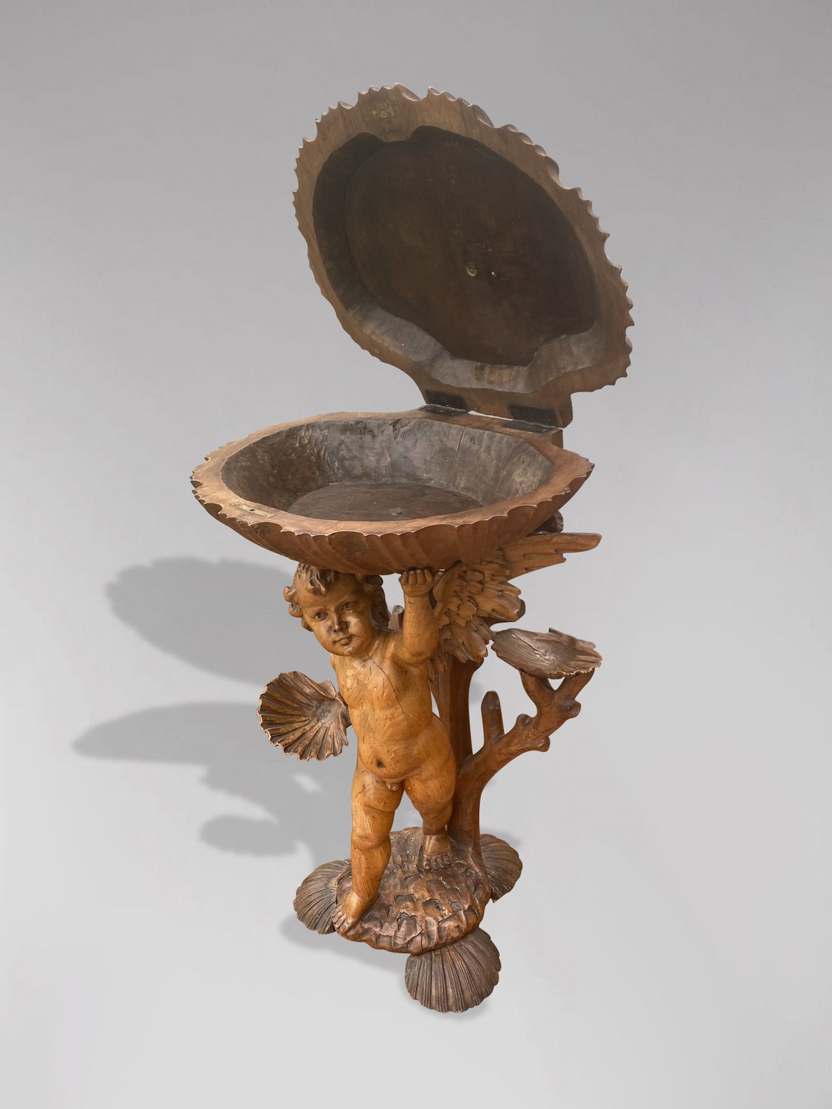 19th Century Italian Baroque Putti Statue photo furniture