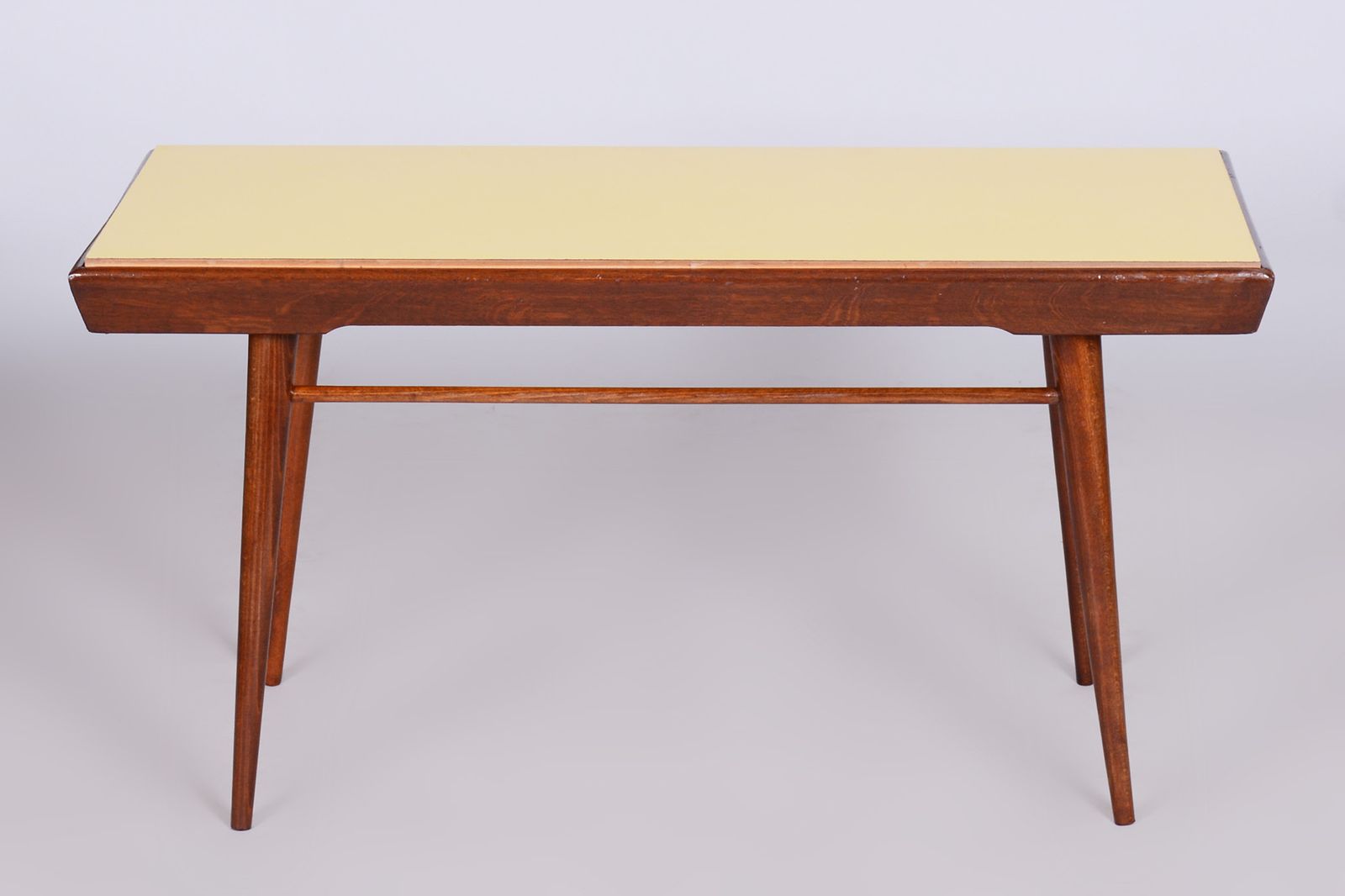 Restored Mid Century Coffee Table, Swivel Top, Beech, Umakart, Revived Polish, Czechia, 1950s photo Furniture