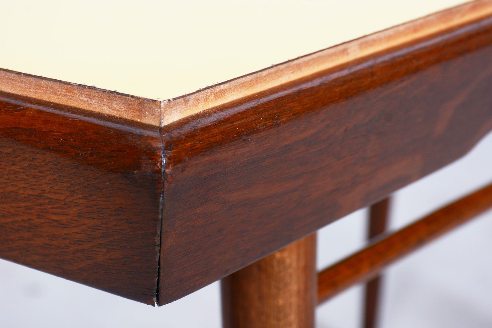 Restored Mid Century Coffee Table, Swivel Top, Beech, Umakart, Revived Polish, Czechia, 1950s photo vintage