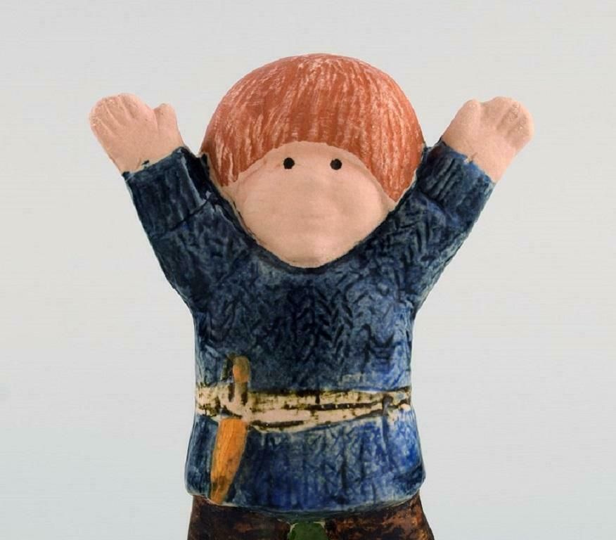 Lisa Larson For Gustavsberg Figure In Glazed Stoneware Emil From Lønneberg photo furniture
