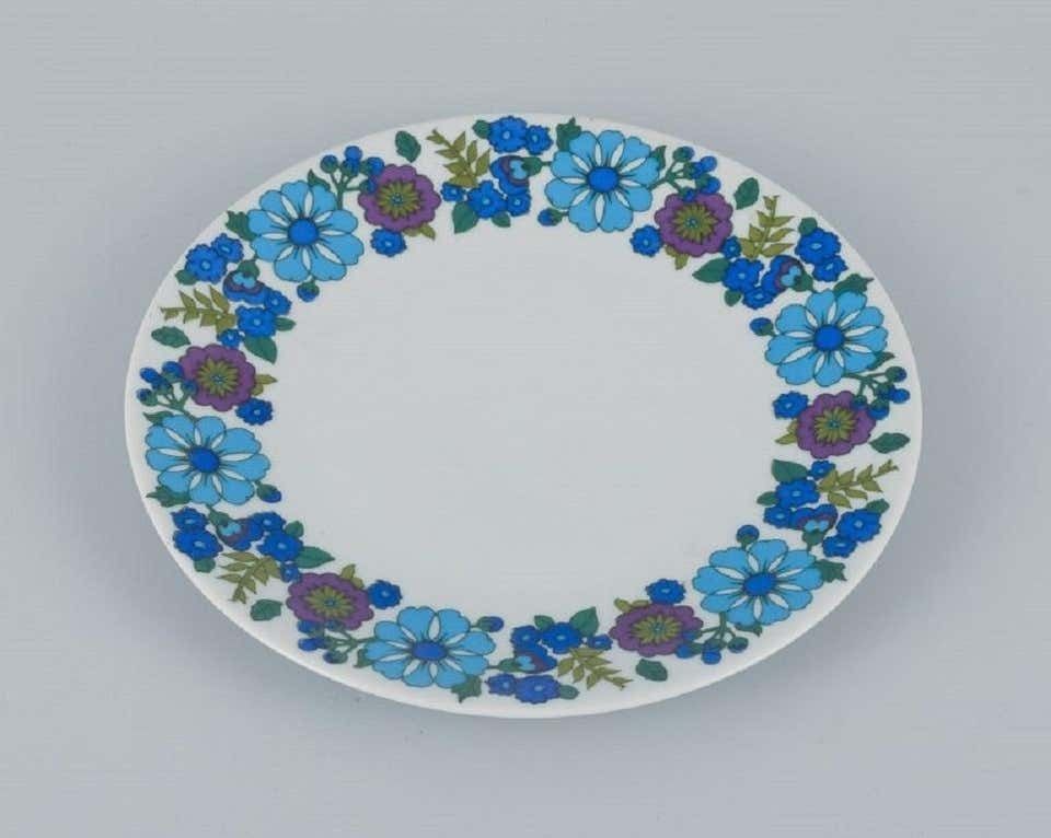 Pmr, Bavaria, Jaeger & Co. Germany, A Set Of Ten Retro Plates In Porcelain photo for sale