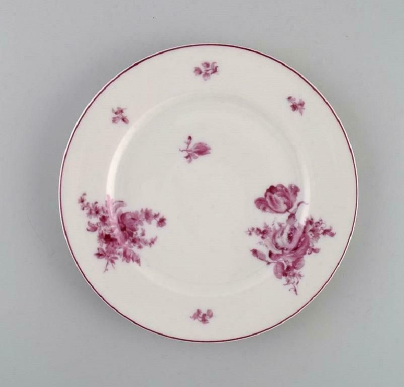 Four Rosenthal Plates In Hand Painted Porcelain, 1930s/40s