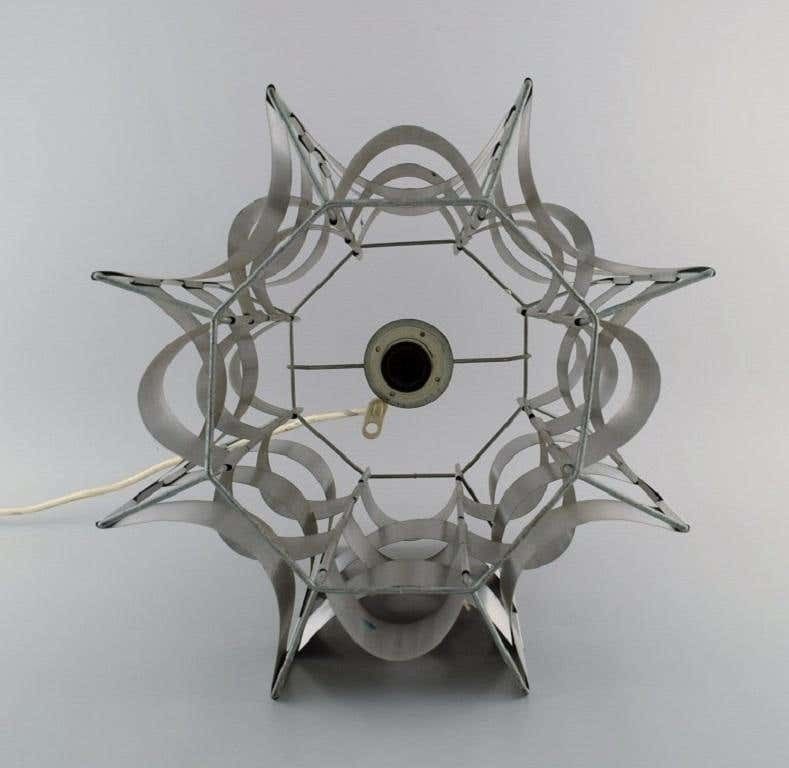 Max Sauze, French Designer, Aluminum Pendant, 1980s photo buy