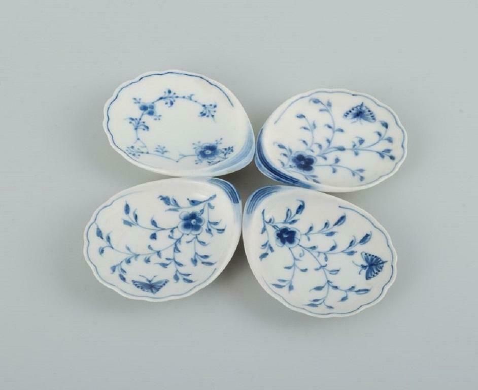 Bing And Grondahl Butterfly And Blue Fluted A Set Of Eight Small Bowls photo Home Decor