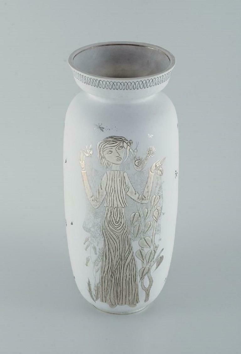 Stig Lindberg For Gustavsberg, Sweden. Large "Grazia" Ceramic Vase, Mid 20th C. photo furniture