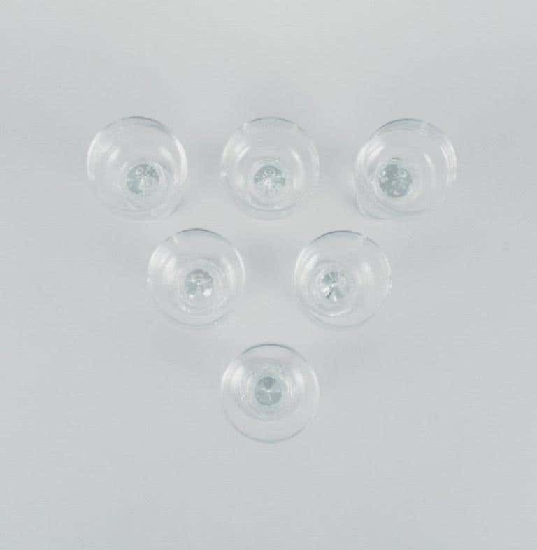 Timo Sarpaneva For Iittala Nuutajärvi, 6 Vintage Archipelago Liqueur Glasses photo for sale