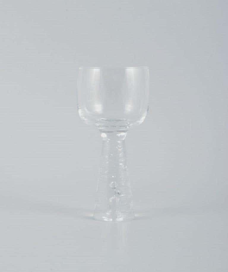 Timo Sarpaneva For Iittala Nuutajärvi, 6 Vintage Archipelago Liqueur Glasses photo Home Decor