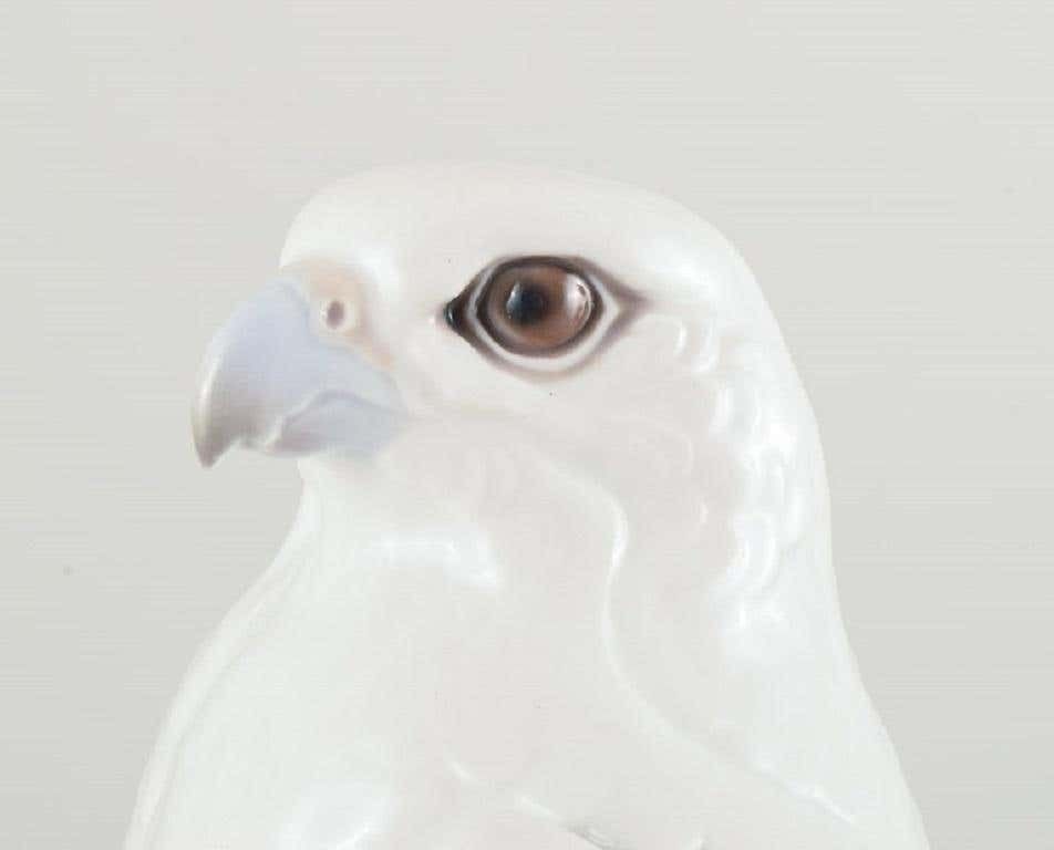 Large Falcon, Porcelain Figure, Dahl Jensen For Bing & Grondahl photo 1863.0