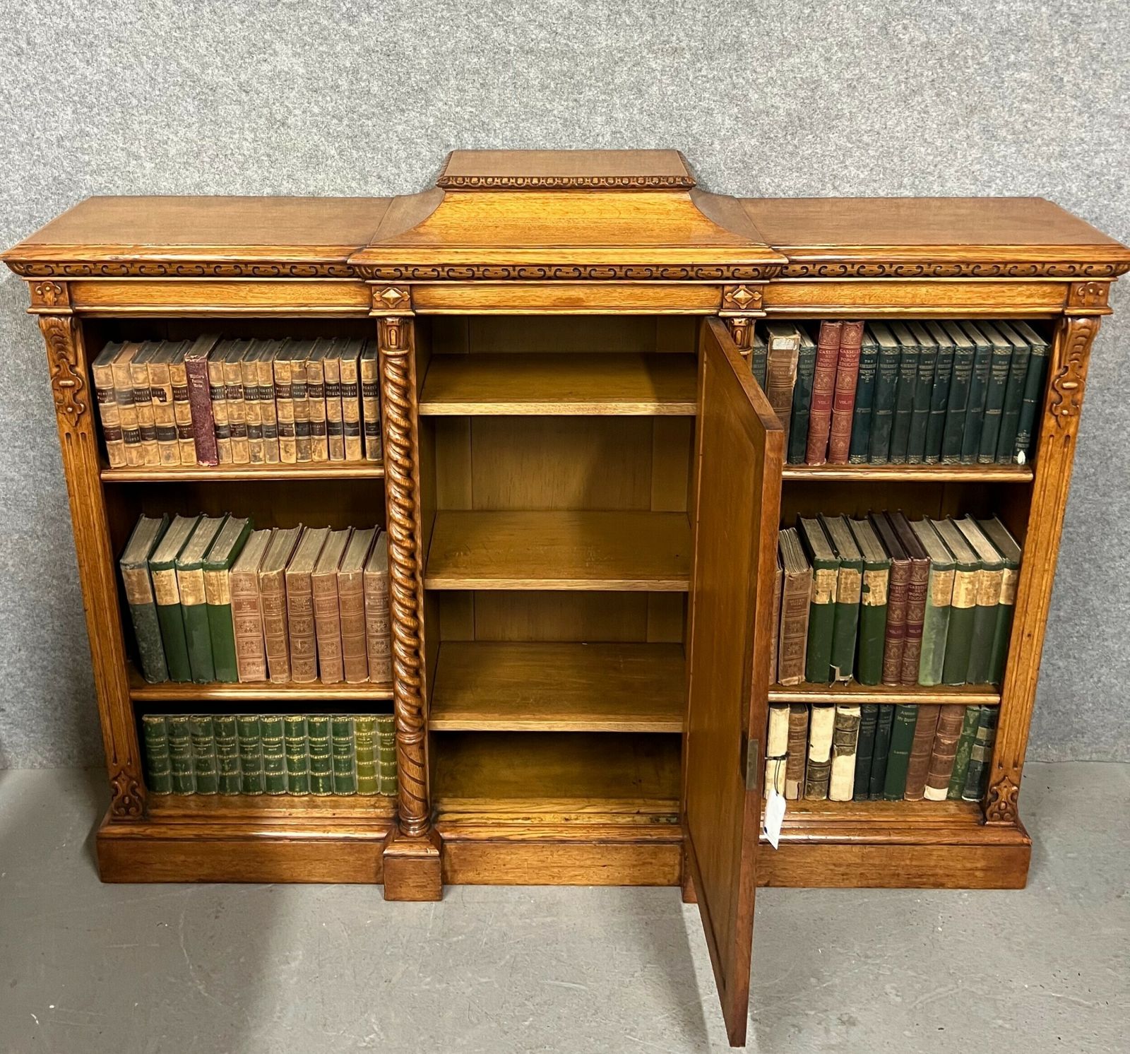 Pair Of Richard Bridgens Oak Open Bookcases photo for sale