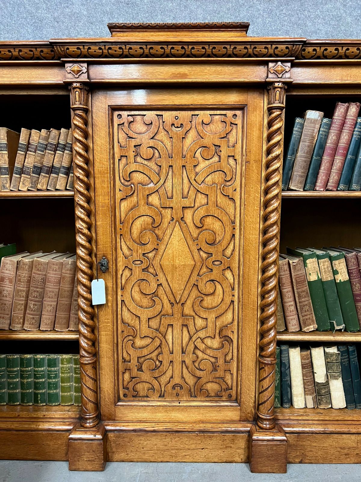 Pair Of Richard Bridgens Oak Open Bookcases photo 6325.0