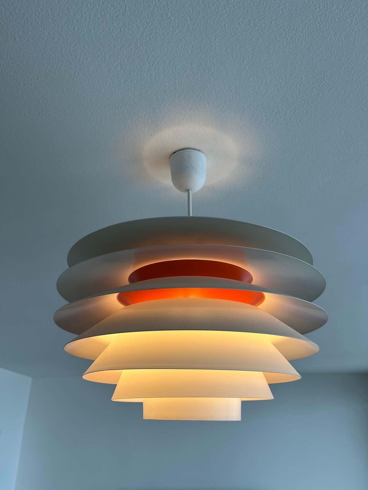 Pair Of Svend Middelboe "Verona" Pendant Light Produced By Nordisk Solar, 1960s photo Lighting