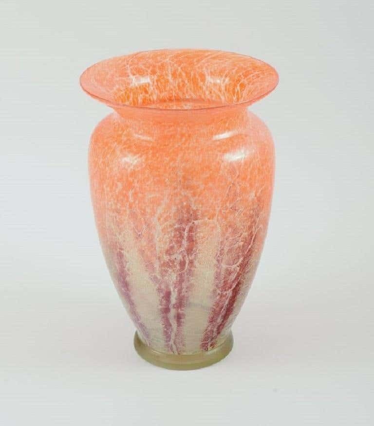 Karl Wiedmann For Wmf, Vase In Art Glass, Germany, 1930s photo furniture