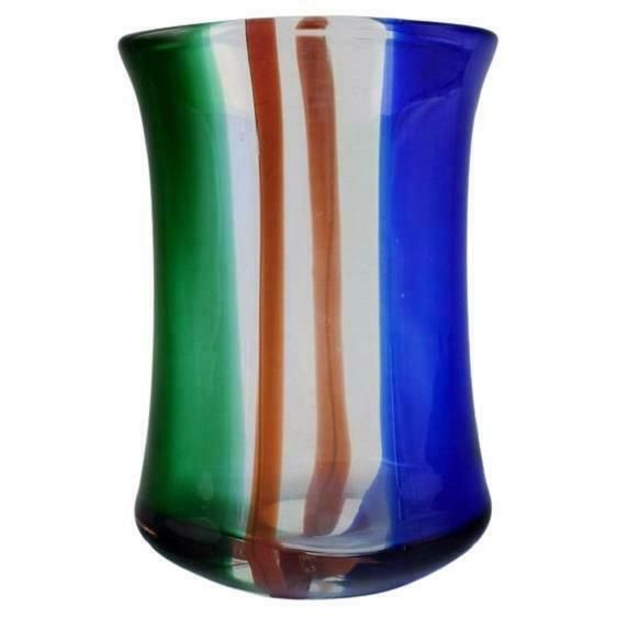 photo furniture Erik Höglund For Kosta Boda, Unique "Chribska" Vase In Art Glass