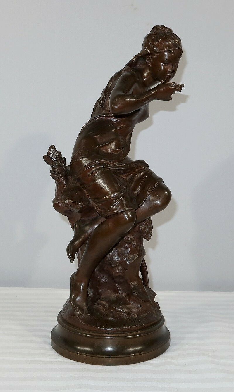 Bronze “La Source”, By M. Moreau – Mid 19th Century photo for sale