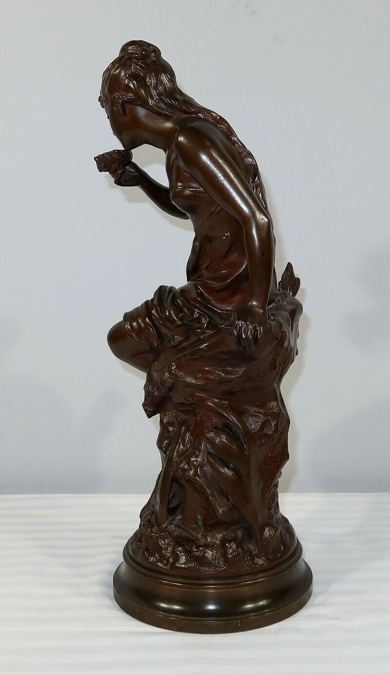 Bronze “La Source”, By M. Moreau – Mid 19th Century photo buy