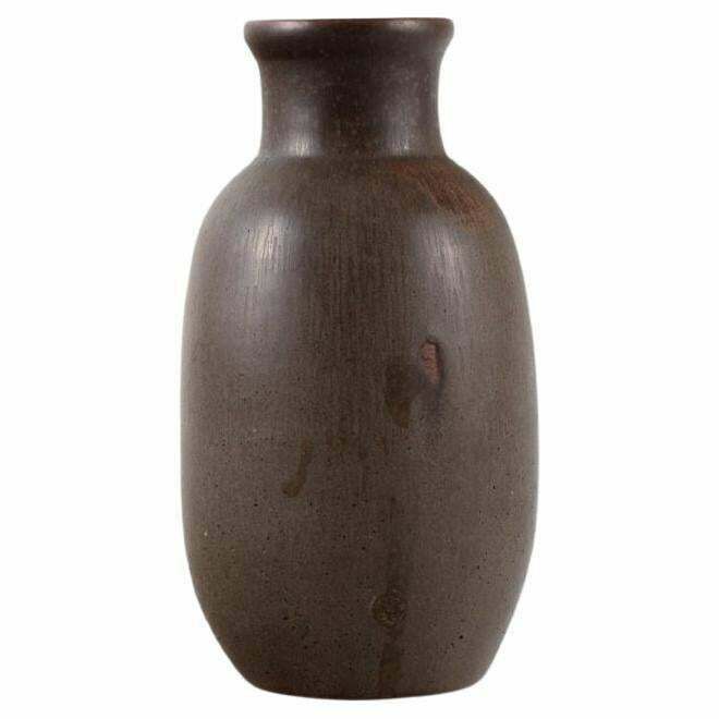 Unique Royal Copenhagen Ceramic Vase By Carl Halier  Patrick Nordstrøm