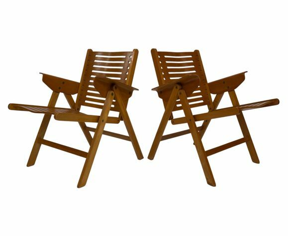 4 Rex Plywood Folding Chairs By Niko Kralj Design 1950 photo furniture