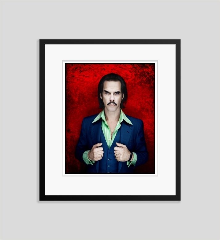'Nick Cave' Kevin Westenberg Signed Limited Edition Framed In Black