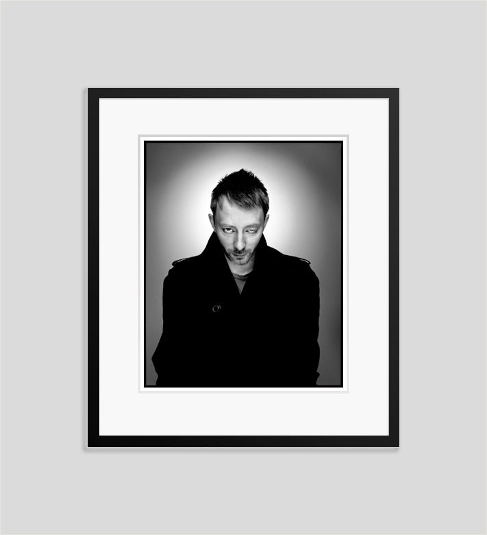 'Thom Yorke' Kevin Westenberg Signed Limited Edition Framed In Black