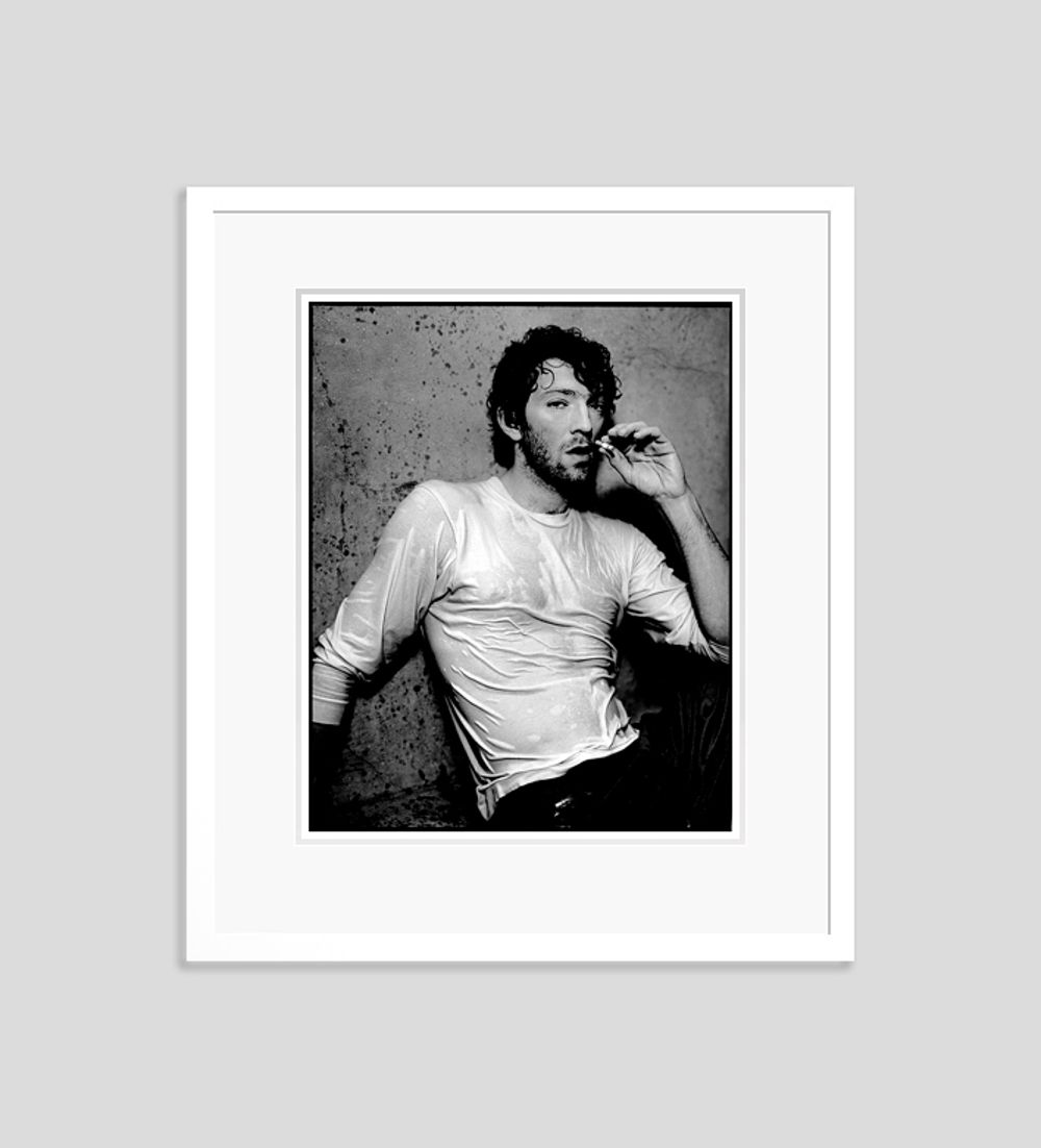 'Vincent Cassel' Kevin Westenberg Signed Limited Edition Framed In White