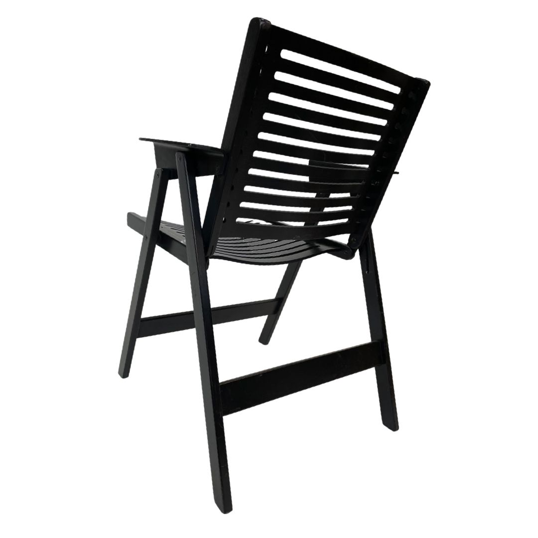 Niko Kralj Slovenian Rex Plywood Folding Chair For Stol 1950s In Black photo for sale