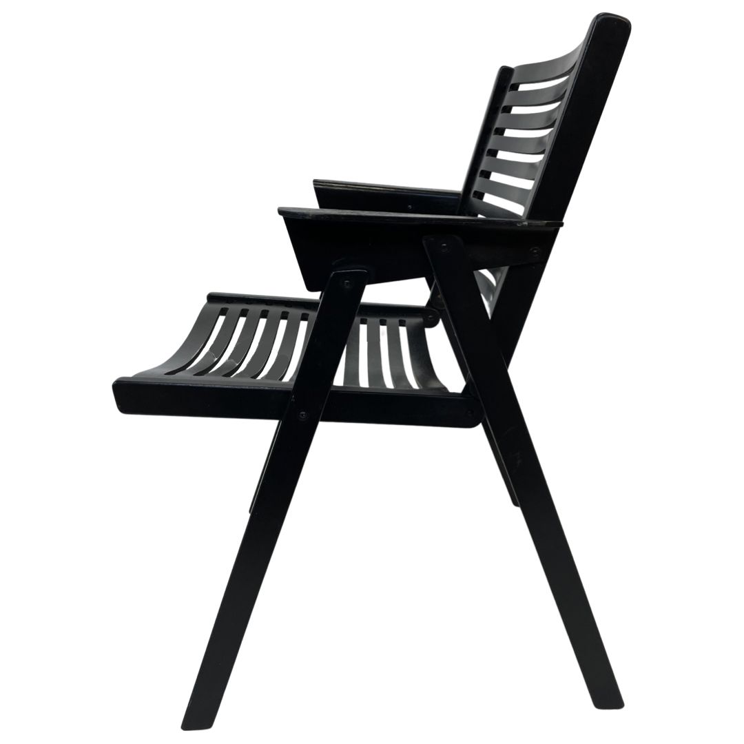 Niko Kralj Slovenian Rex Plywood Folding Chair For Stol 1950s In Black photo Furniture