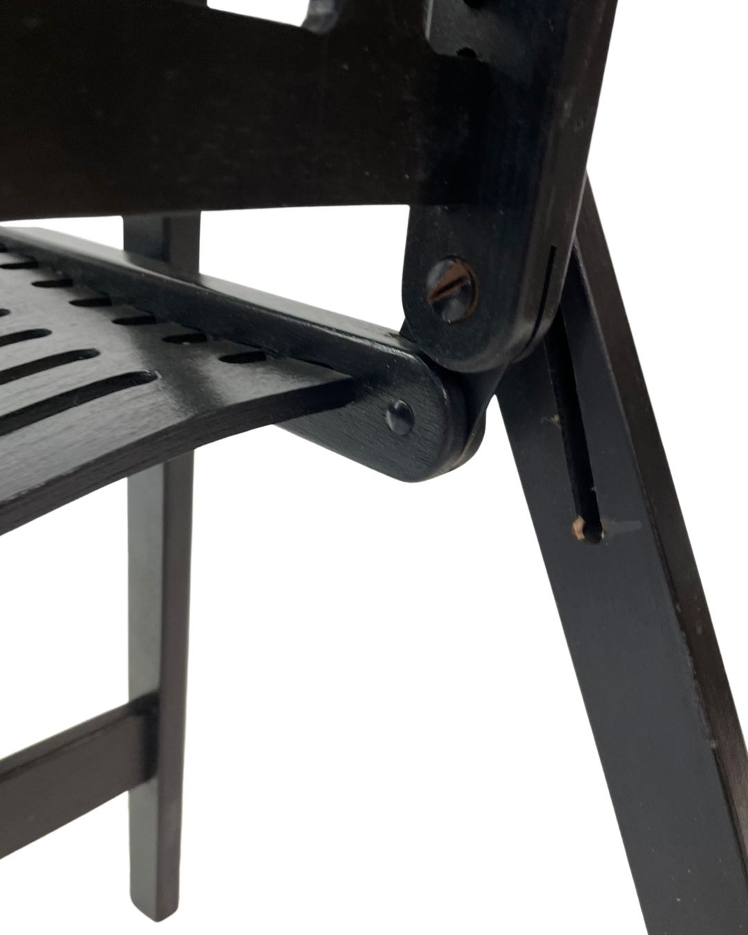 photo furniture Niko Kralj Slovenian Rex Plywood Folding Chair For Stol 1950s In Black