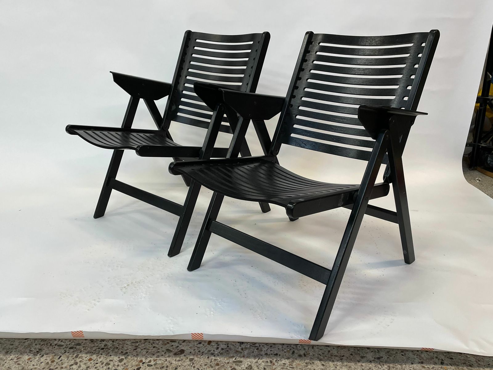 photo for sale Niko Kralj Slovenian Rex Plywood Folding Chair For Stol 1950s In Black