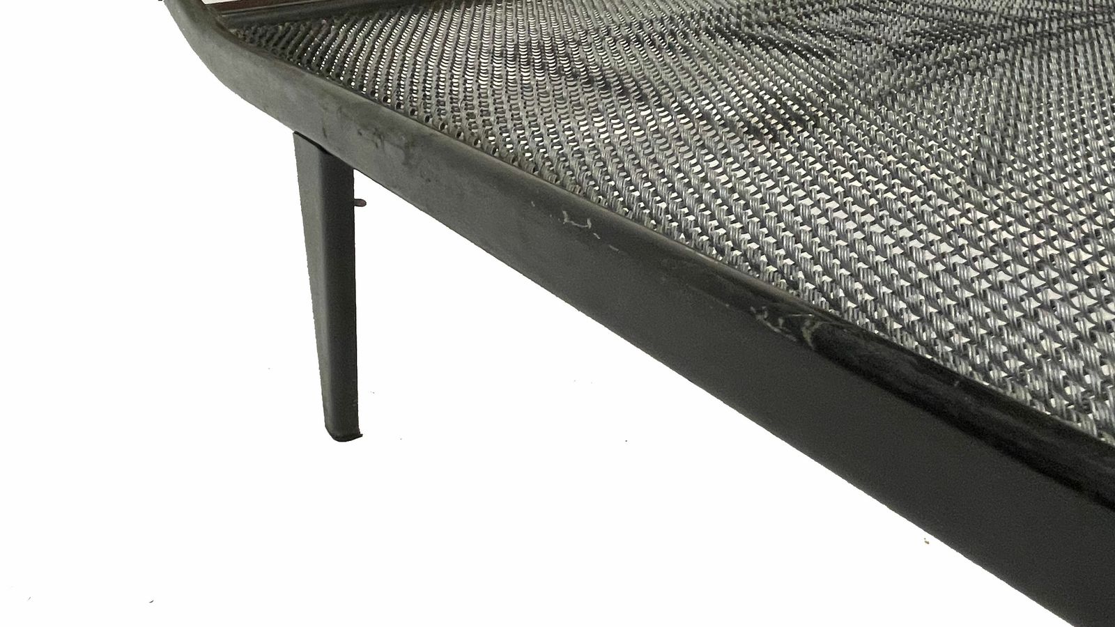 photo for sale Vintage Auping Cleopatra Daybed In Teak Metal Design By Dick Cordemeyer