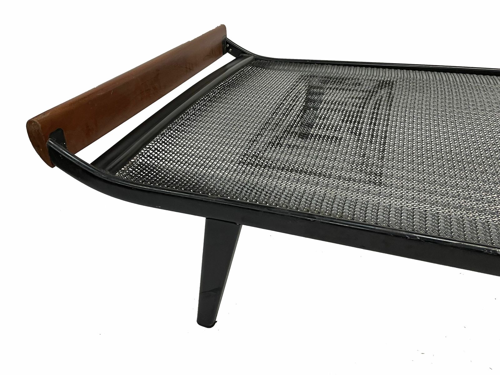 Furniture Vintage Auping Cleopatra Daybed In Teak Metal Design By Dick Cordemeyer photo